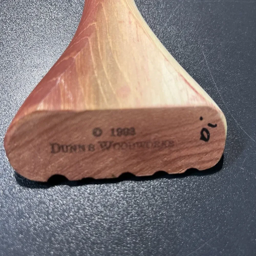 VTG‎ 1993 Dunn's Woodworks Fish Wine Bottle Balance Holder Bass Barware